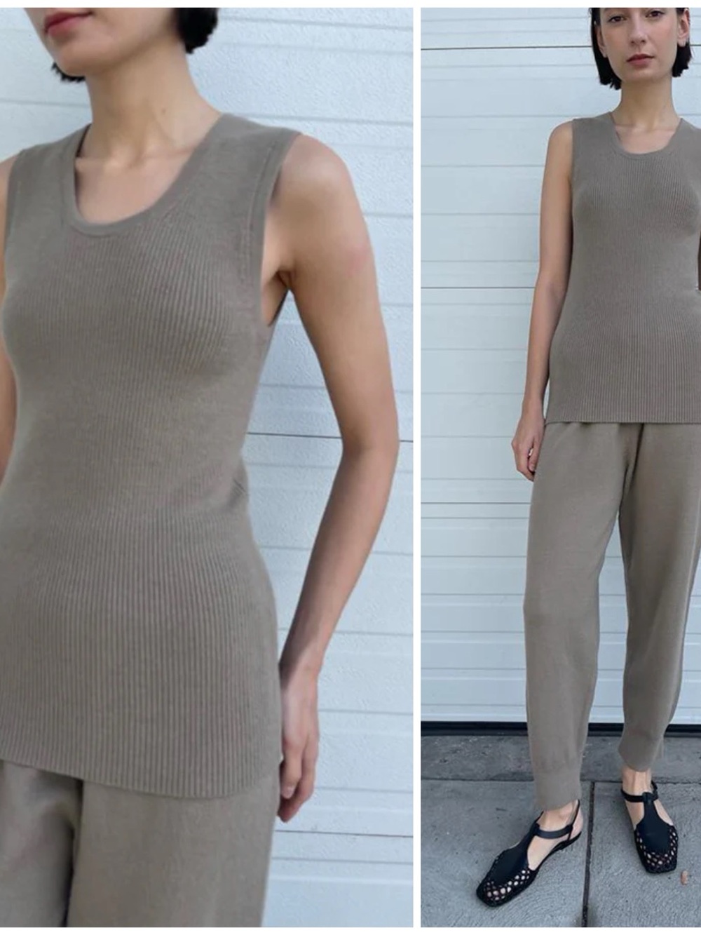 Lauren Manoogian Rib Tank Aplaca Wool Blend Women’s Size 1 (US XS)